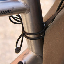 Load image into Gallery viewer, Cycling Handlebar Bag in Green Waxed Canvas & Orange