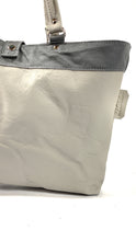Load image into Gallery viewer, Grey Leather Tote Shopper