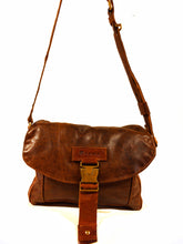 Load image into Gallery viewer, Satchel style leather shoulder bag