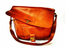 Load image into Gallery viewer, Bespoke leather shoulder/laptop bag