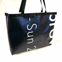 Load image into Gallery viewer, Upcycled banner tote