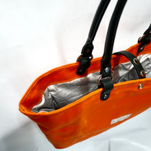 Load image into Gallery viewer, Waxed Canvas Tote Bag Orange