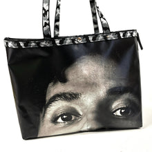 Load image into Gallery viewer, Upcycled banner tote
