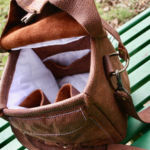 Load image into Gallery viewer, Padded Camera Bag in Antelope leather