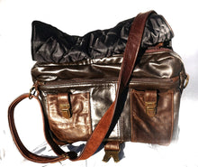 Load image into Gallery viewer, Bespoke leather shoulder/laptop bag