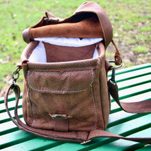 Load image into Gallery viewer, Padded Camera Bag in Antelope leather