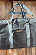 Load image into Gallery viewer, Leather Cabin Baggage sized hold-all