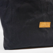 Load image into Gallery viewer, Waxed Canvas Tote Bag Black