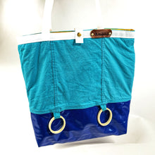 Load image into Gallery viewer, Upcycled canvas tent tote
