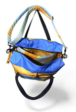 Load image into Gallery viewer, Upcycled Event Shelter Shoulder Bag - big square