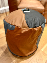 Load image into Gallery viewer, Luxurious leather footstool