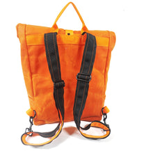 Load image into Gallery viewer, Handmade Waxed Canvas Backpack