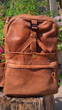Load image into Gallery viewer, Handmade Antelope Leather Backpack