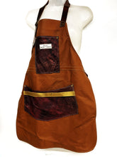 Load image into Gallery viewer, Leather Upcycled Apron