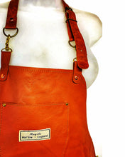 Load image into Gallery viewer, Leather Upcycled Apron