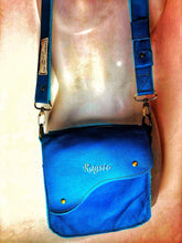 Load image into Gallery viewer, Raw Leather Satchel Small in Teal
