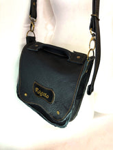 Load image into Gallery viewer, Raw Leather Satchel Small in Black