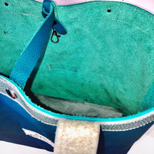Load image into Gallery viewer, Upcycled Leather Tote Shopper