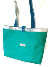 Load image into Gallery viewer, Upcycled Leather Tote Shopper