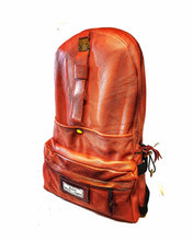 Load image into Gallery viewer, Handmade Rose Taupe Leather Backpack