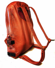 Load image into Gallery viewer, Handmade Rose Taupe Leather Backpack