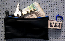 Load image into Gallery viewer, Upcycled zipped pouch