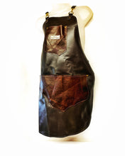 Load image into Gallery viewer, Leather Upcycled Apron