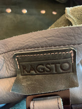 Load image into Gallery viewer, Handmade Teal Leather Backpack