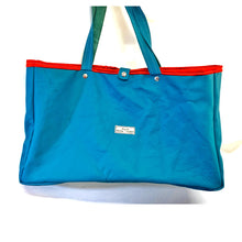 Load image into Gallery viewer, Upcycled Leather Beach Bag - eco & green!