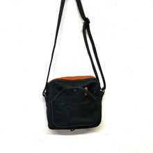 Load image into Gallery viewer, Special Edition Black &amp; Orange leather Shoulder bag
