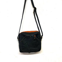 Load image into Gallery viewer, Special Edition Black & Orange leather Shoulder bag