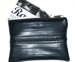 Upcycled zipped pouch