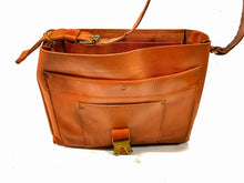 Load image into Gallery viewer, Raw Leather Messenger Bag
