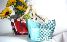 Load image into Gallery viewer, Upcycled Gazebo Fabric Tote
