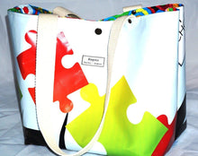 Load image into Gallery viewer, Upcycled Gazebo Fabric Tote
