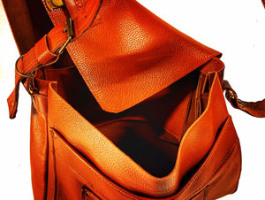 Bespoke leather Messenger Bag