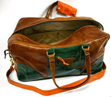 Load image into Gallery viewer, Leather Holdall - large
