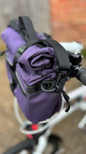 Load image into Gallery viewer, Cycling Handlebar Bag in purple
