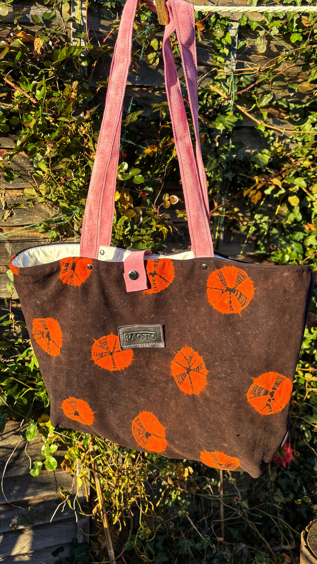 Suede Tote Bag