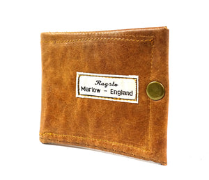 Tan & Grey Leather Wallet