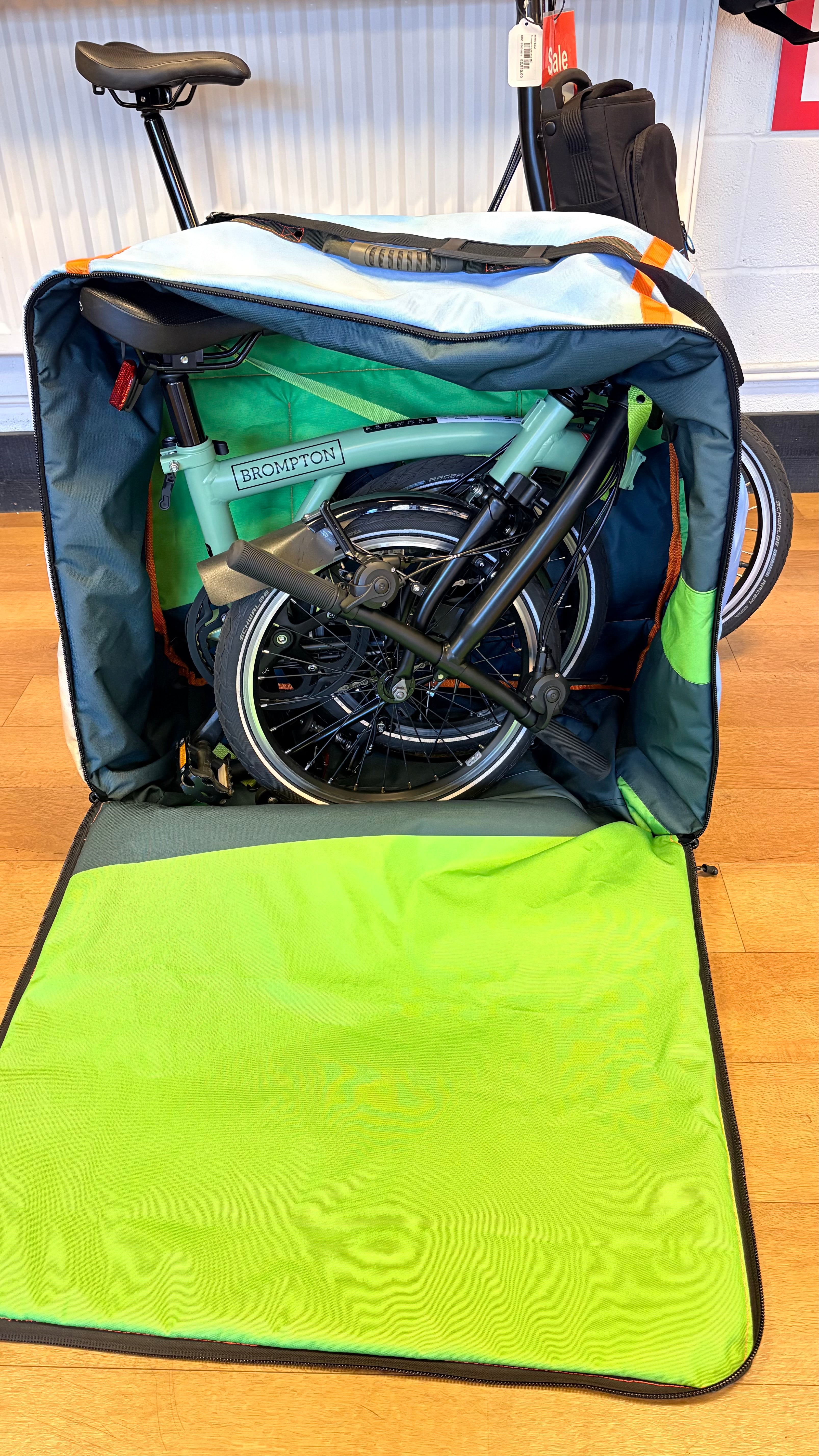 Brompton or Folding Bike carry bag / backpack – Ragsto Bags