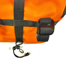 Load image into Gallery viewer, Cycling Handlebar Bag in Orange &amp; Black
