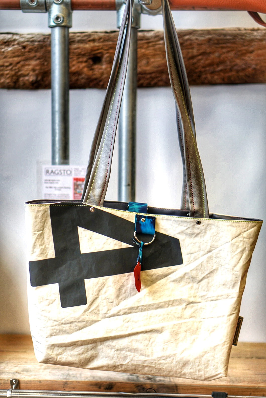 Yacht Sail Tote Shopper white 4