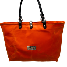 Load image into Gallery viewer, Waxed Canvas Tote Bag Orange
