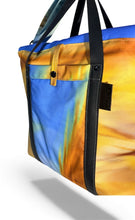 Load image into Gallery viewer, Upcycled Event Shelter Shoulder Bag - big square
