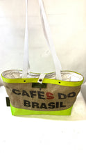 Load image into Gallery viewer, Upcycled Coffee Brasil Beach / Tote Bag - eco &amp; green!
