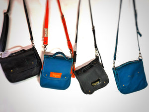 Raw Leather Satchel choose your colour (small)