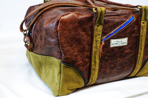 Leather Holdall - small