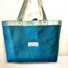 Load image into Gallery viewer, Upcycled Leather Tote Shopper
