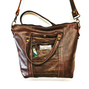 Large leather shoulder bag – Ragsto Bags